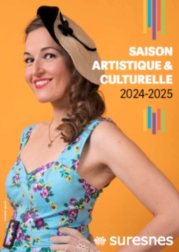 Couverture de la saison culturelle et artistique 2024-2025 de Suresnes